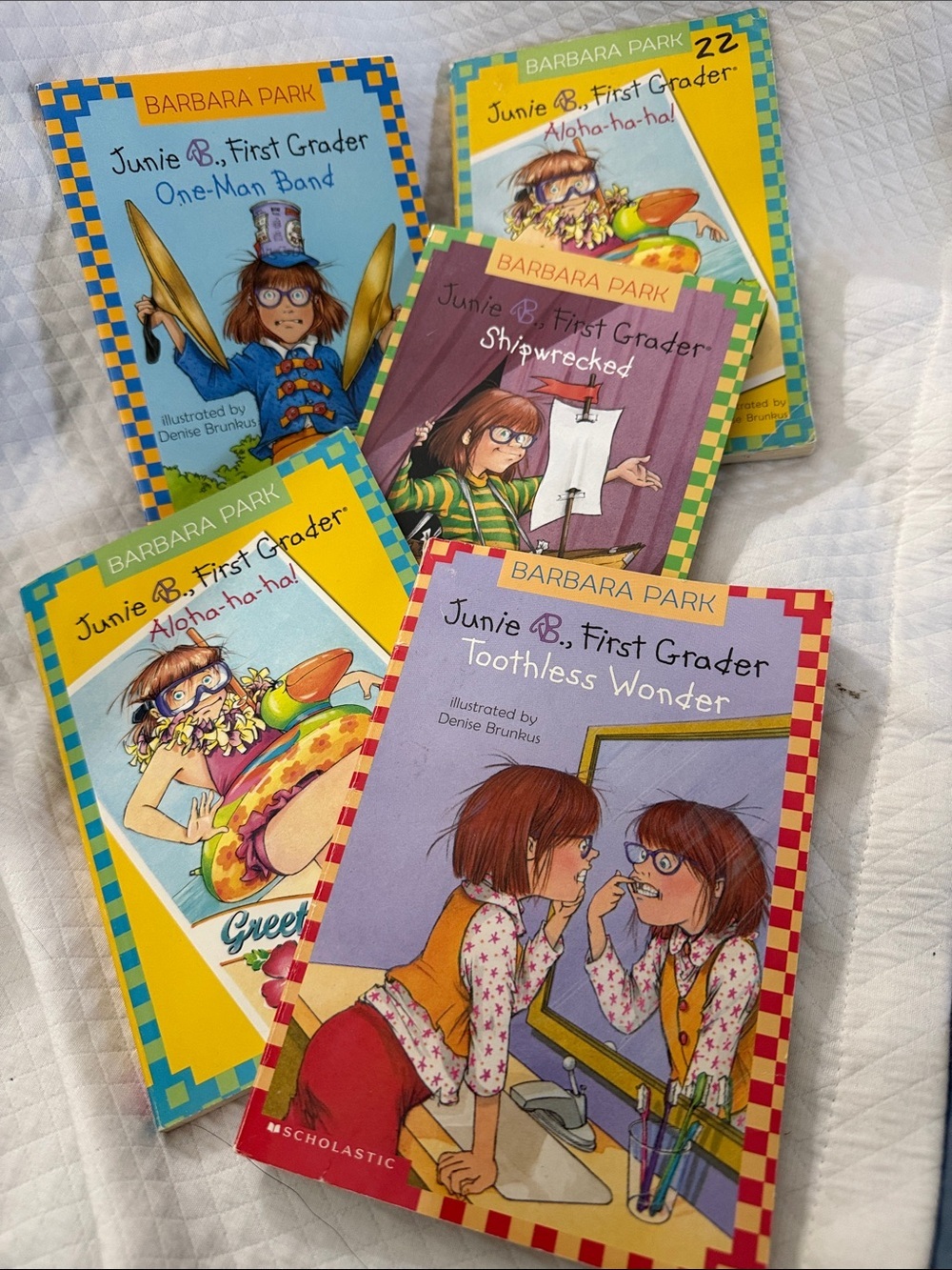 Junie B. First Grader Book Collection Set of five books